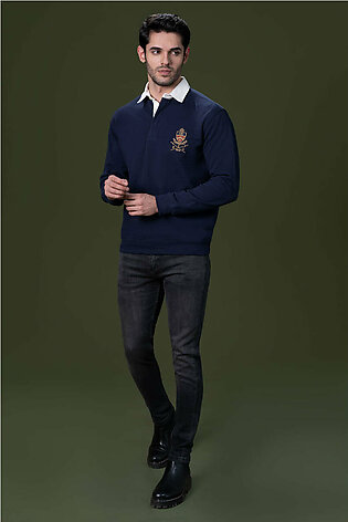 RUGBY POLO SHIRT NAVY