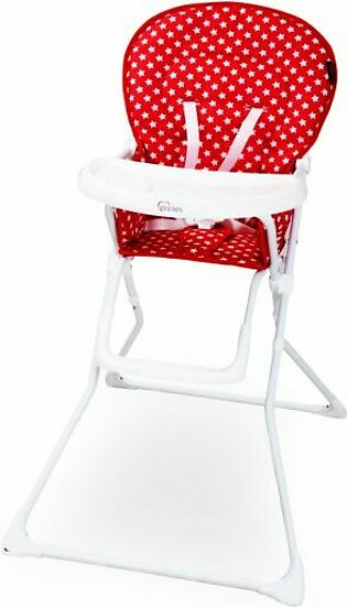 Tinnies T026-3 Tinnies Baby High Chair-Red