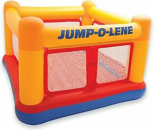 Intex Playhouse Jump-O-Lene Inflatable Bouncer, 68″ X 68″ X 44″, for Ages 3-6
