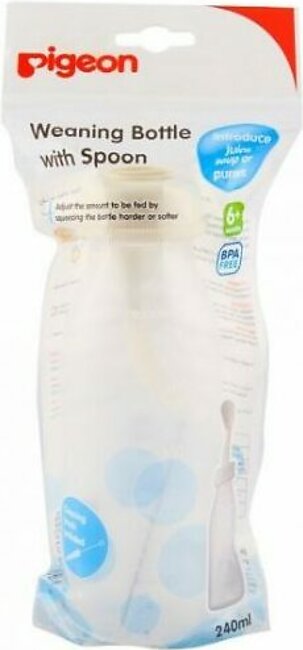 Pigeon D329 Weaning Bottle With Spoon 240ml