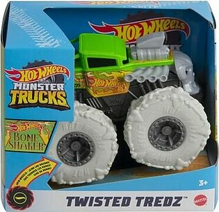 Hot Wheels GVK37 Monster Trucks Twisted Tredz Bone Shaker Vehicle