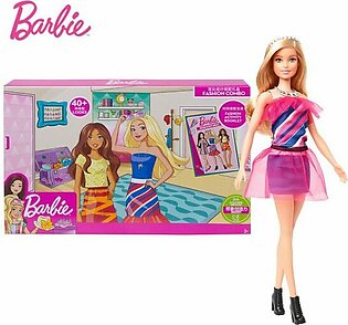 Buy Barbie Doll GFB82 Fashion Activity Cloth and Accessories Girl Toy