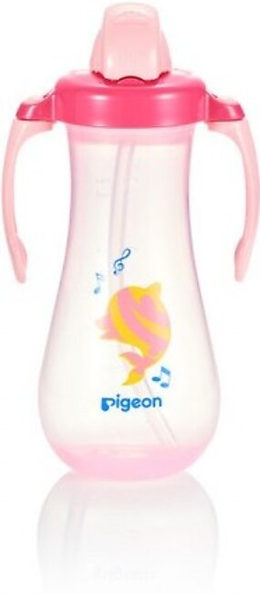 Pigeon D78088 Tall Straw Bottle Pink