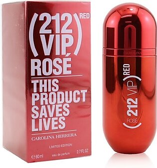 Carolina Herrera 212 Vip Rose Limited Edition Red Edp 80ml Tester