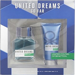 Benetton United Dreams Go Far Men 2 Piece Gift Set