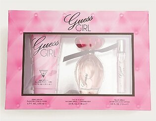Guess Girl Edt 100Ml + Body Lotion 200Ml + 15Ml Mini Gift Set