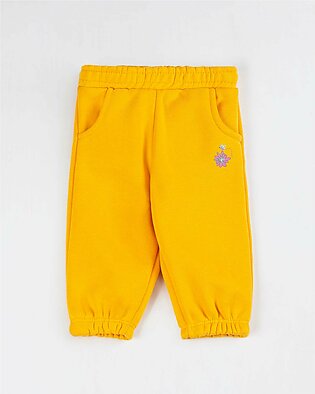 Product Title: Baby Boys Yellow Color Jogger Trouser MATERIAL & CARE: Fleece Machine or Handwash upto 30°C/86F Gentle cycle Do not Dry in Direct Sunlight Do not Bleach Do not Iron directly on Prints/Embroidery