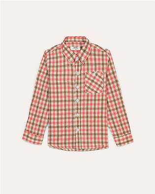 Product Title: Check Shirt PINK COLOR
MATERIAL & CARE:

Machine or handwash upto 30¡C/86F
Gentle cycle
Do not dry in direct sunlight
Do not bleach
Do not iron directly on prints/embroidery