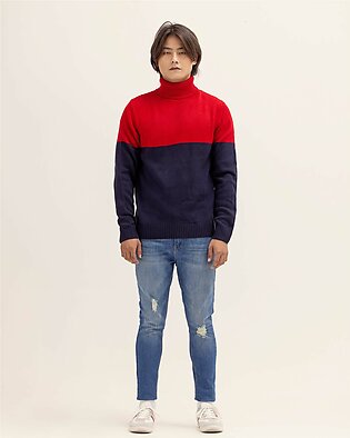 Product Title: Men Red Color Fashion Sweater MATERIAL & CARE: Machine or Handwash upto 30°C/86F Gentle cycle Do not Dry in Direct Sunlight Do not Bleach Do not Iron directly on Prints/Embroidery