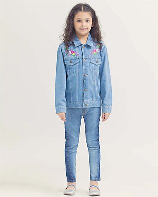Product Title: Denim Jacket BLUE COLOR
MATERIAL & CARE:

Machine or handwash upto 30¡C/86F
Gentle cycle
Do not dry in direct sunlight
Do not bleach
Do not iron directly on prints/embroidery