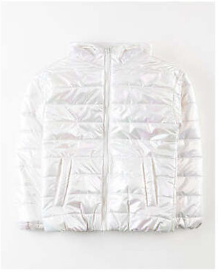 Design Details: A white hooded puffer jacket with a soft brushed interior. Features a double-layered hood, side pockets, and a concealed zip up front. Fabric: Parachute Occasion: Everyday Casual Care Instructions: Machine or handwash upto 30°C/86F Gentle cycle Do not...