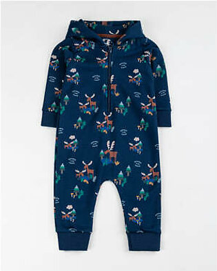 Product Title: Baby Boys Navy Color Romper Suit MATERIAL & CARE: Fleece Machine or Handwash upto 30째C/86F Gentle cycle Do not Dry in Direct Sunlight Do not Bleach Do not Iron directly on Prints/Embroidery