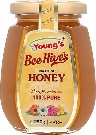 Youngs Bee Hives Natural Honey 250g
