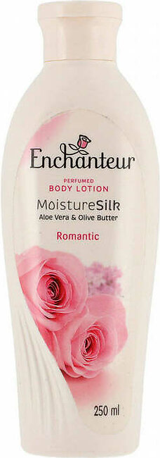 Enchanteur Perfumed Body Lotion Moisture Silk Aloe Vera & Olive Butter Romantic 250ml