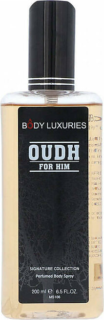 Body Luxuries Oudh for Him Perfumed Body Spray 200ml