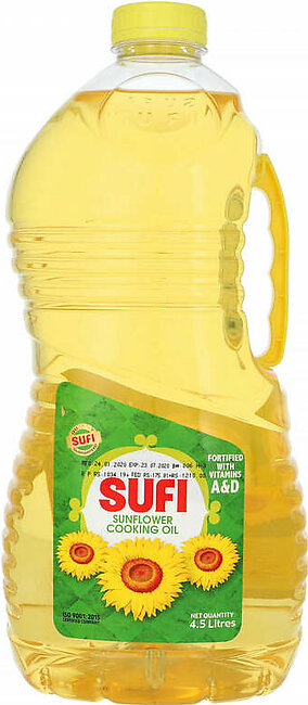 Sufi Sunflower Cooking Oil 4.5 Litres