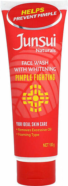 Junsui Naturals Face Wash with Whitening Pimple Fighting 100g