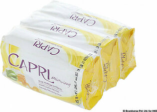 Capri Moisturising Honey & Milk Protein Soap 100g Pack of 3