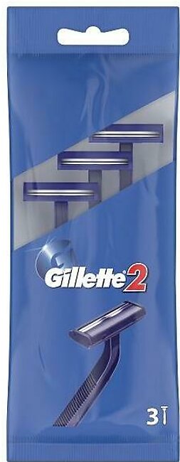 Gillette G2 Shaving Razor, Bag Of 3