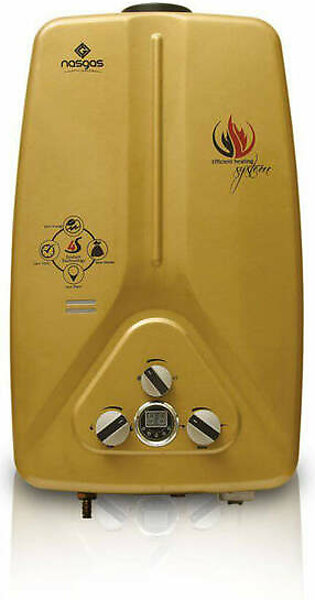 Nasgas Instant Gas Water Geyser Dg-07L (Gold)