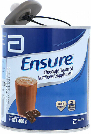 Abbott Ensure Chocolate Flavored Nutritional Suppliment 400g