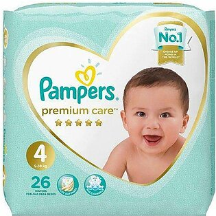 Pampers Premium Care Diapers Large Size 4 (26 Count)