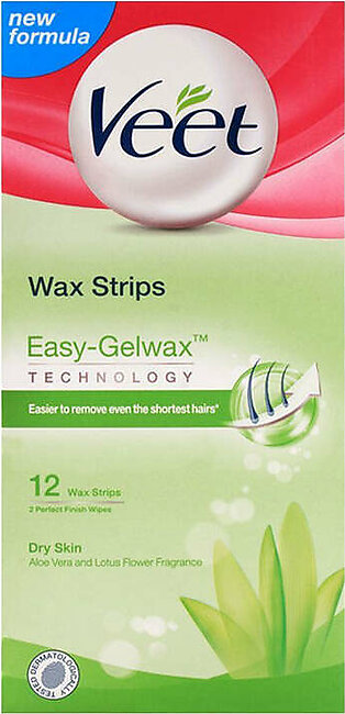 Veet Cold Wax Strips Dry (12 Wax Strips)