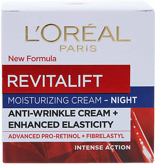LOreal Paris Revitalift Anti Wrinkle Moisturising Night Cream 50ml