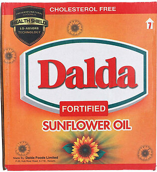 Dalda Fortfied Sun Flower Oil 5 x 1 Litre Poly Bags