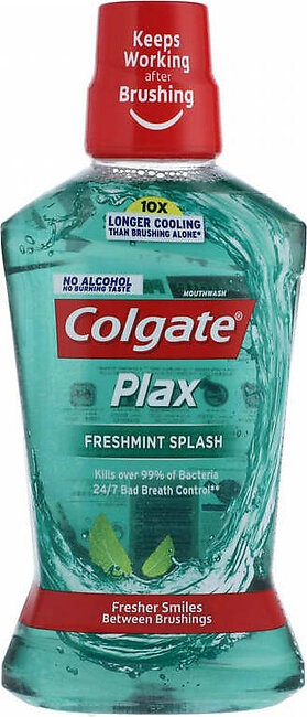 Colgate Plax Freshmint Splash Liquid Mouthwash 500ml