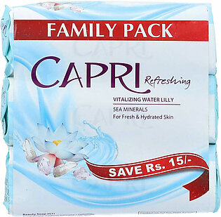 Capri Refreshing Sea Minerals Bar Soap 140g x 3