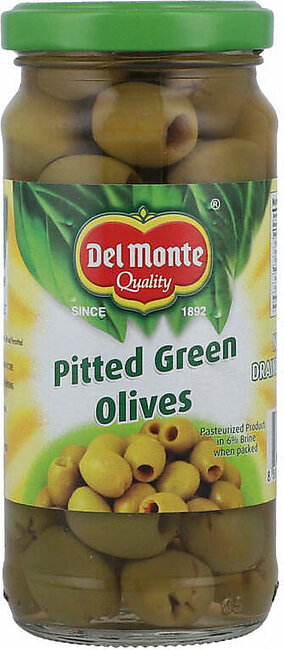Del Monte Pitted Green Olives 235g