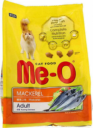 Me-O Mackerel Adult Cat Food 450g
