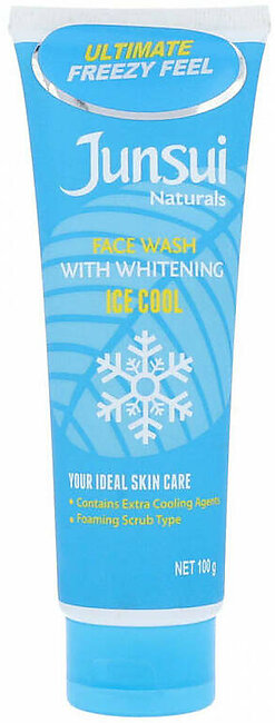 Junsui Naturals Face Wash With Whitening Ice Cool 100g