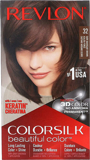 Revlon Dark Mahogany Brown 32 Color Silk Hair Color
