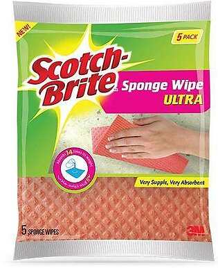 Scotch-Brite Sponge Wipe Ultra Pack of 5