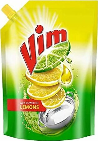 Vim Dishwash Gel Lemon Refill Pouch 750ml