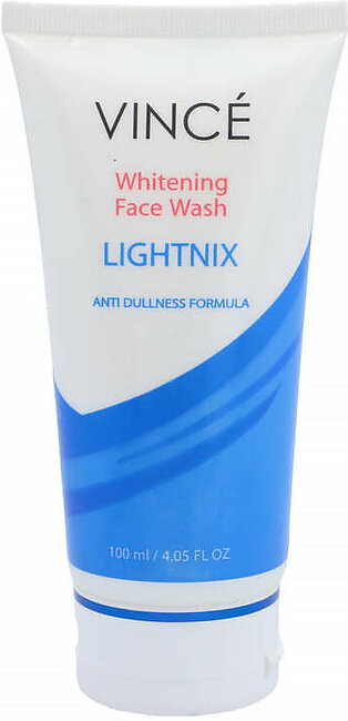Vince Whitening Face Wash Lightnix Anti Dullness Formula 100ml