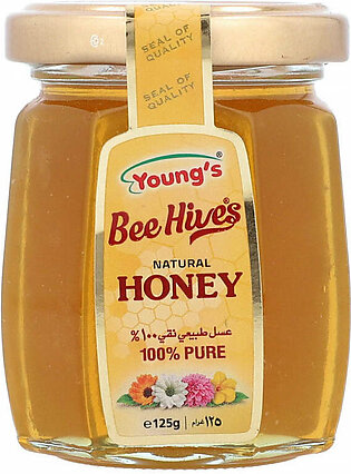 Youngs Bee Hives Natural Honey 125 g
