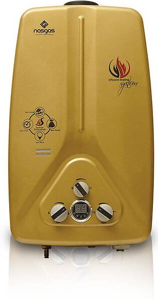 Nasgas Instant Gas Water Geyser Dg-09L (Gold)