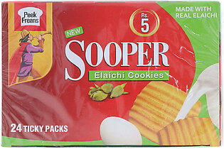 Peak Freans Sooper Elaichi Biscuits 24 Ticky Packs 19.8g