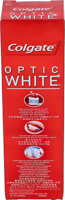 Colgate Optic White Plus Shine Sparkling Mint Toothpaste 100g