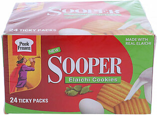 Peek Freans Sooper Elaichi Biscuit 24 Ticky Packs