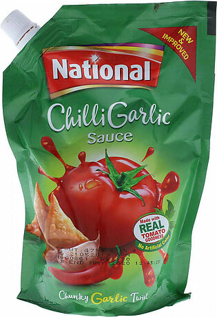 National Chilli Garlic Sauce 475g Pouch