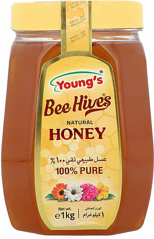 Youngs Bee Hives Natural Honey 1kg