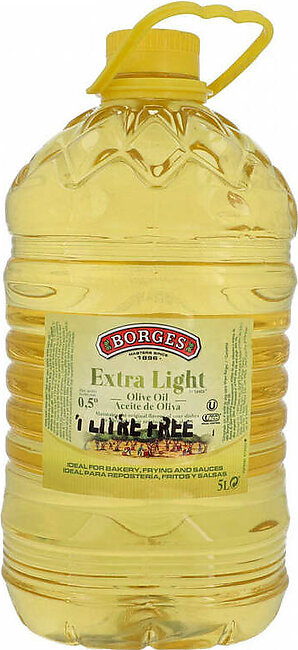 Borges Extra light Olive Oil 5litre Bottle