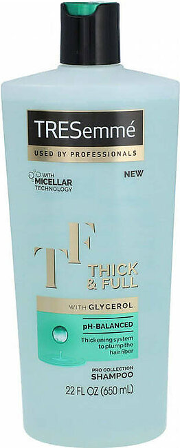 Tresemme Thick And Full With Glycerol Pro-Collection Shampoo 650ml