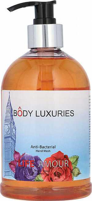 Body Luxuries Life Amour Anti Bacterial Hand Wash 500ml