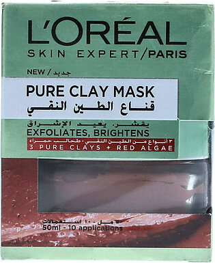 LOreal Paris Pure Clay Mask Red Algea 50ml