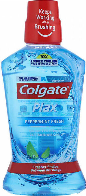 Colgate Plax Peppermint Fresh Liquid Mouthwash 500ml